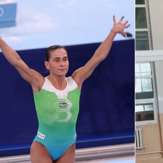 Oksana Chusovitina Gymnastics Pull-Up Challenge