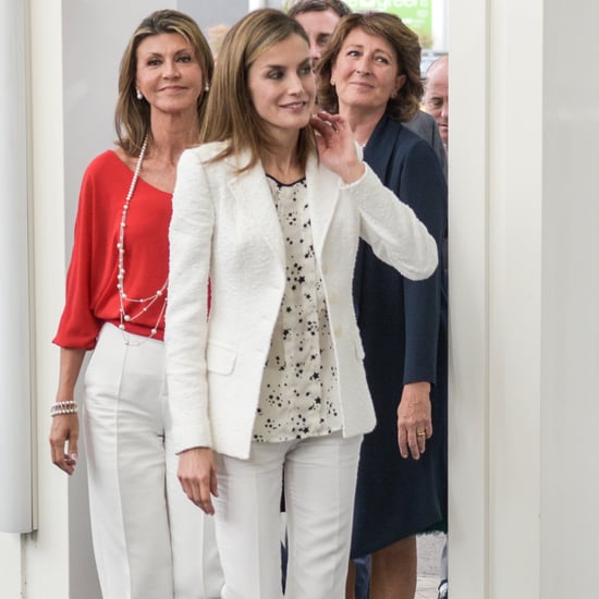 Queen Letizia's All-White Look September 2016