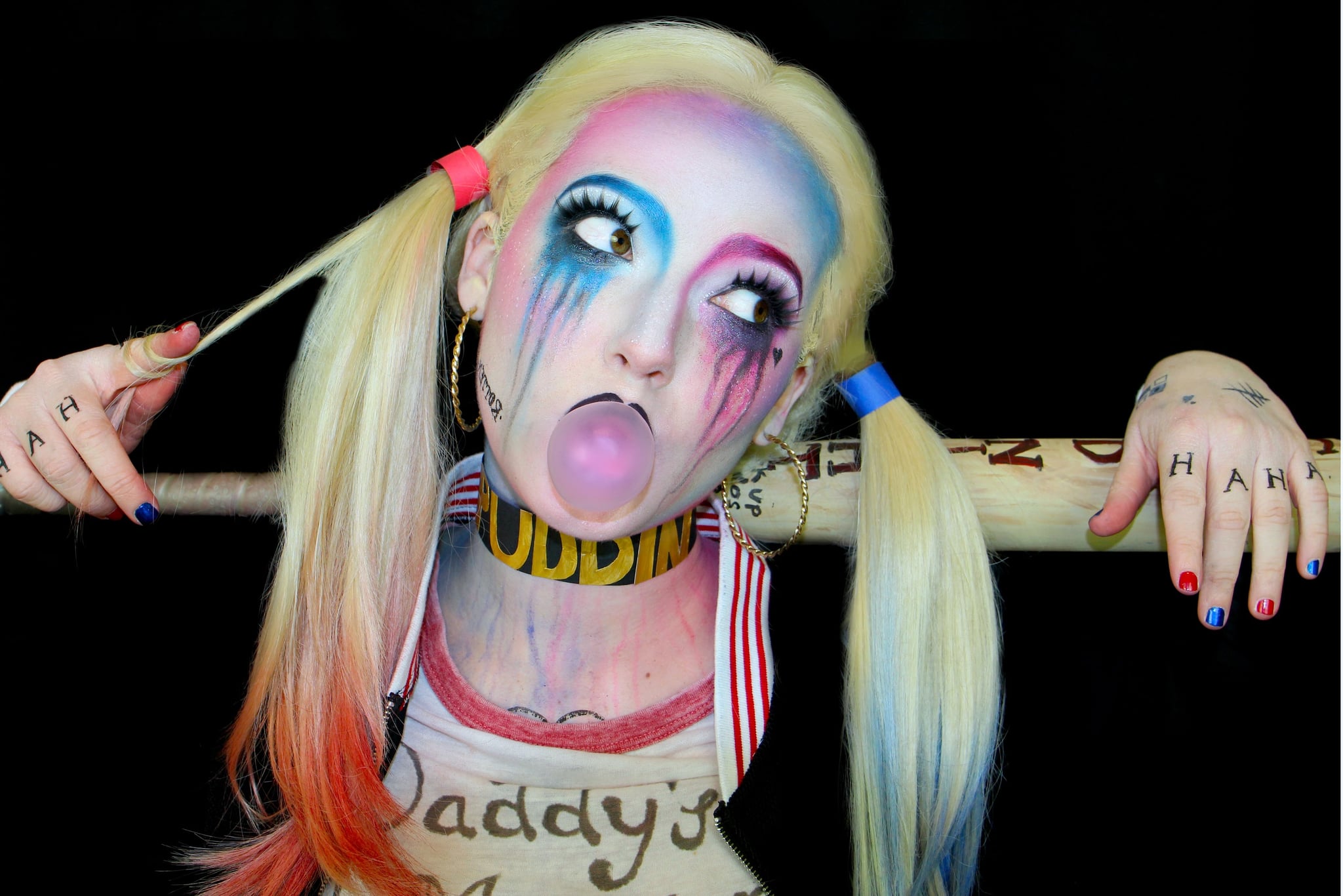 undertrykkeren pude th Harley Quinn YouTube Makeup DIY | POPSUGAR Beauty