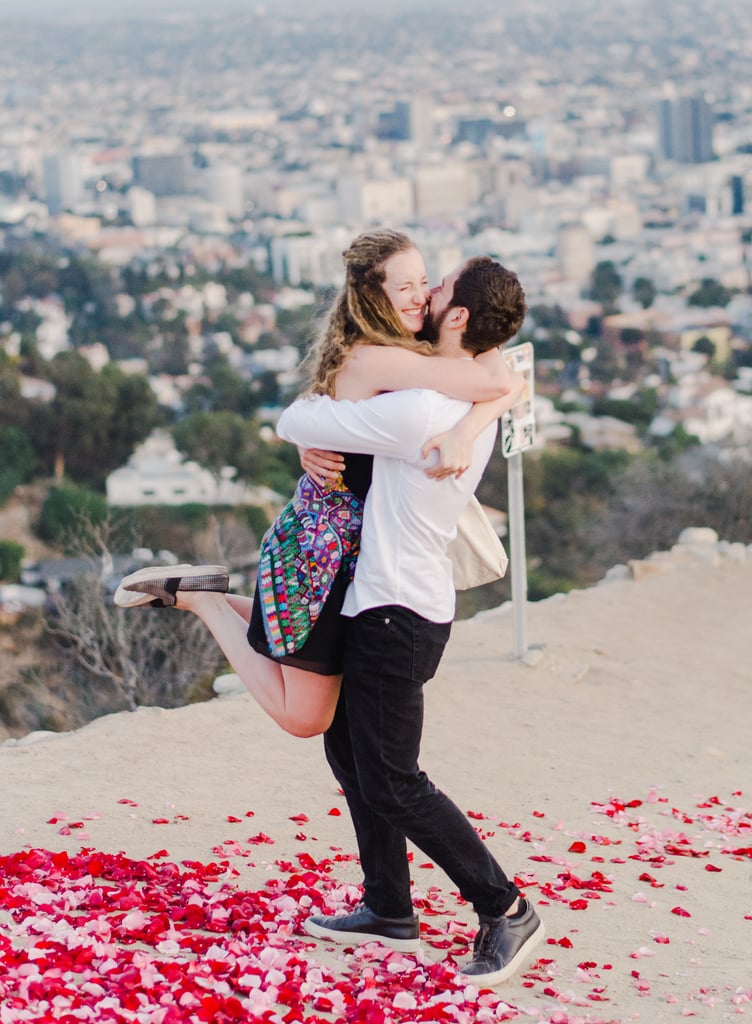 Man Proposes to His Girlfriend With 16 Dogs