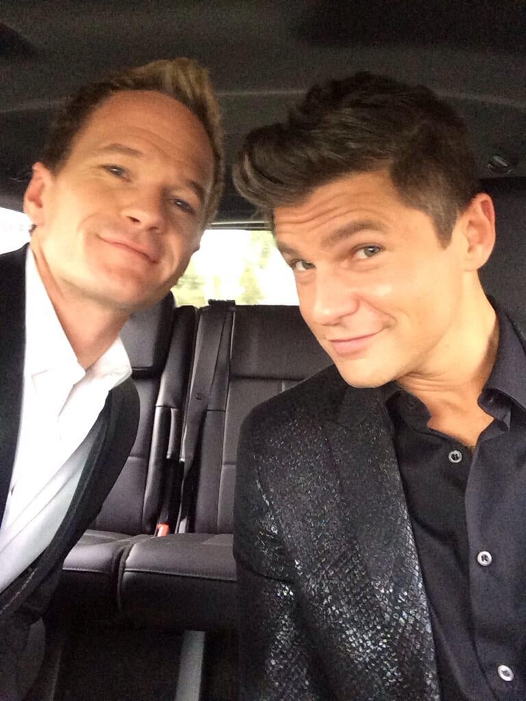 Neil Patrick Harris snapped a selfie alongside David Burtka on their way to the show.
Source: Twitter user Actually NPH