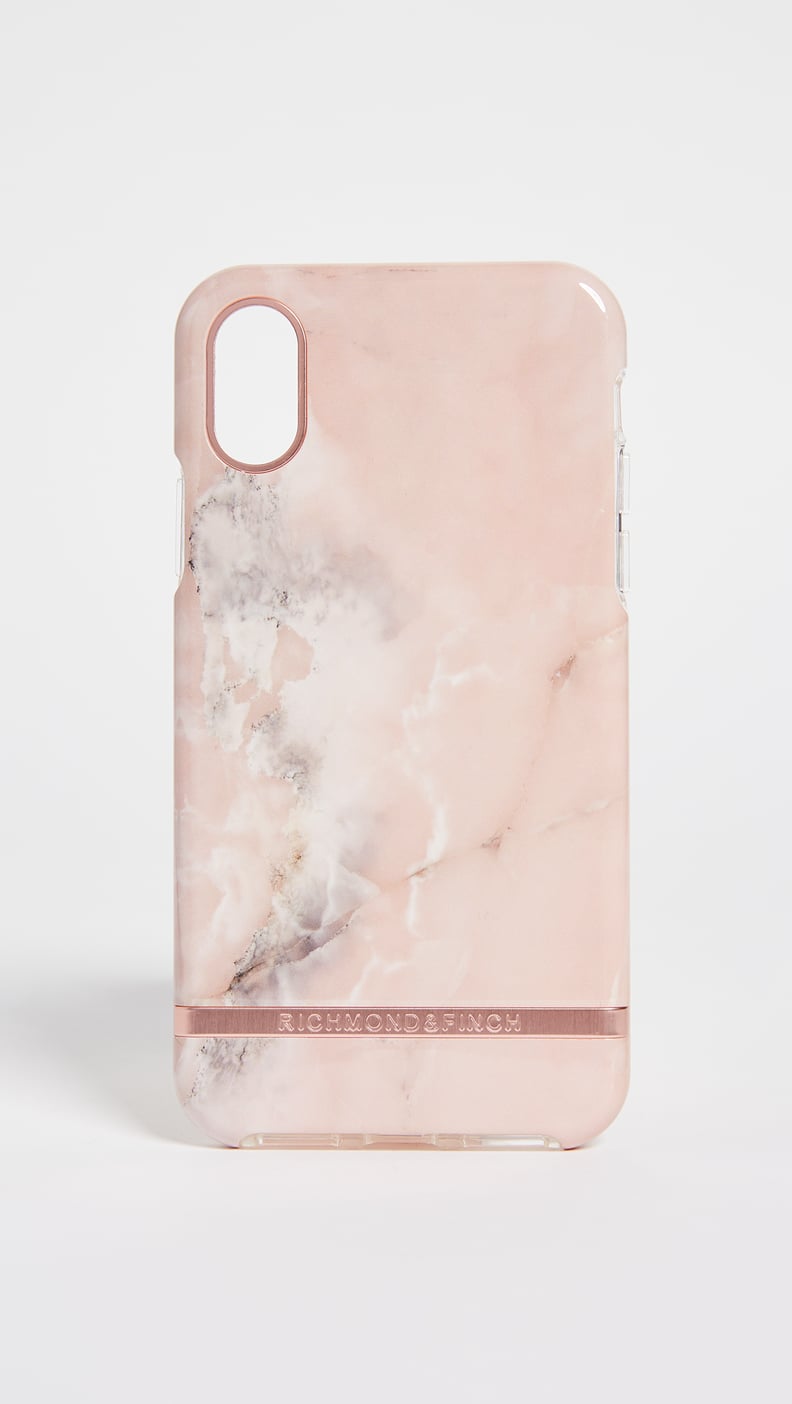 Richmond & Finch Pink Marble iPhone X Case