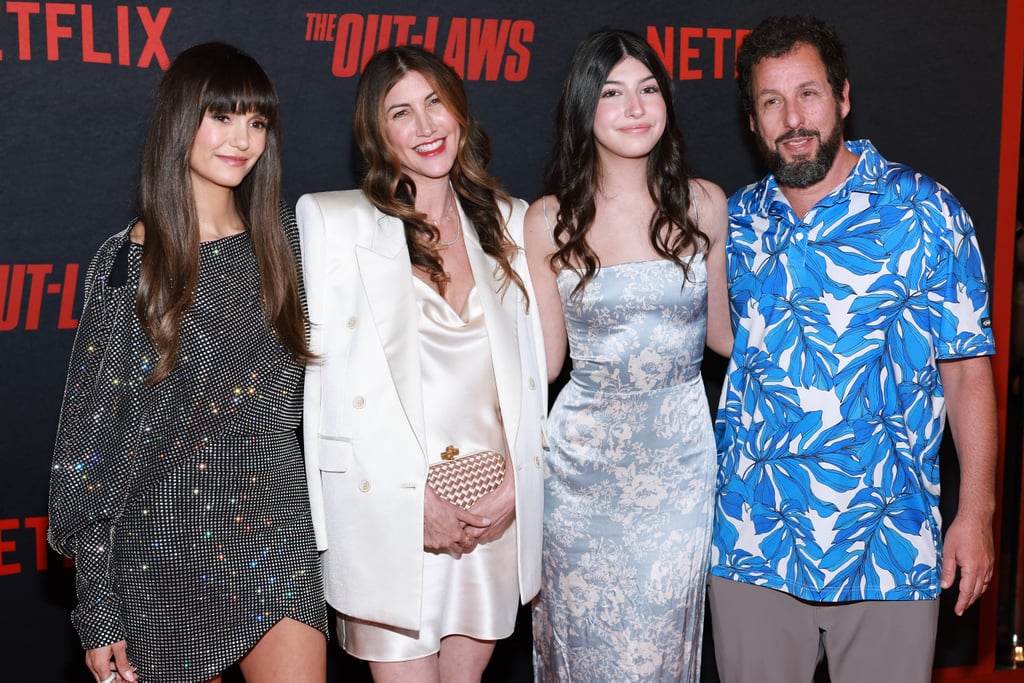 Adam Sandler Brings Wife, Daughter to The Out-Laws Premiere