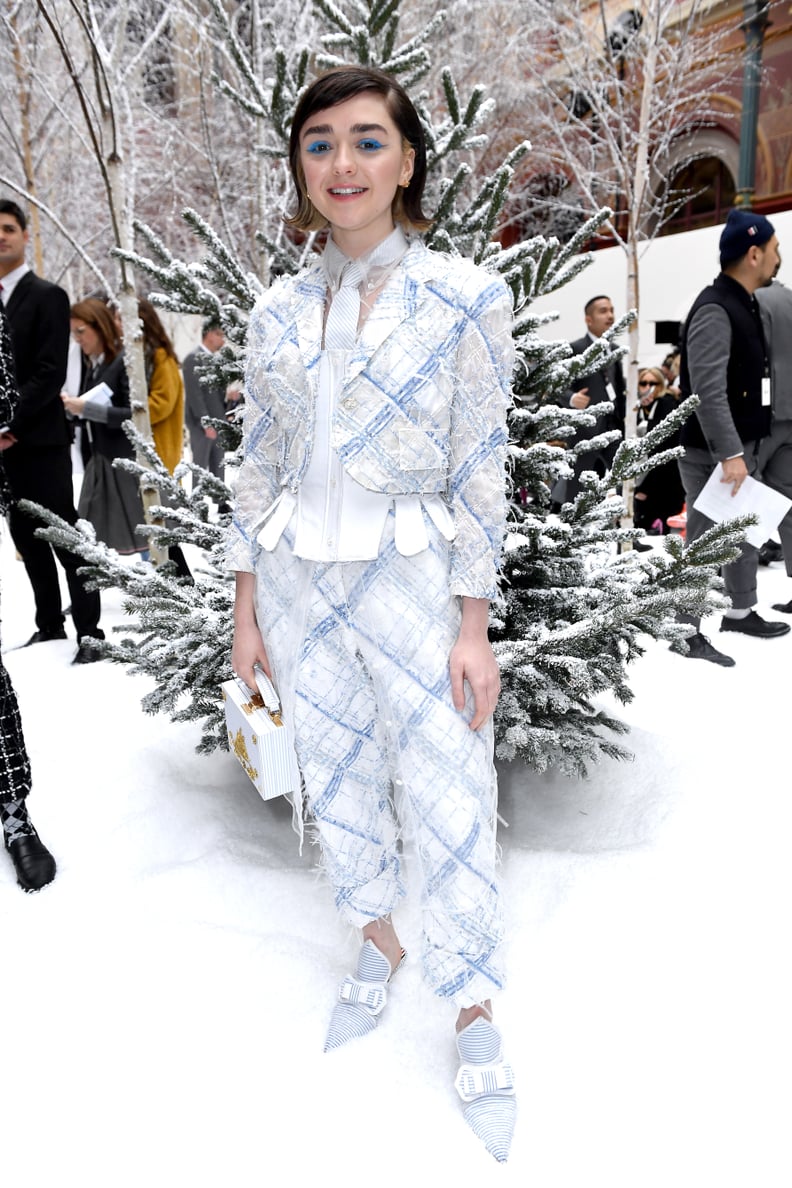 Maisie Williams at the Thom Browne Autumn/Winter 2020 Fashion Show, March 2020