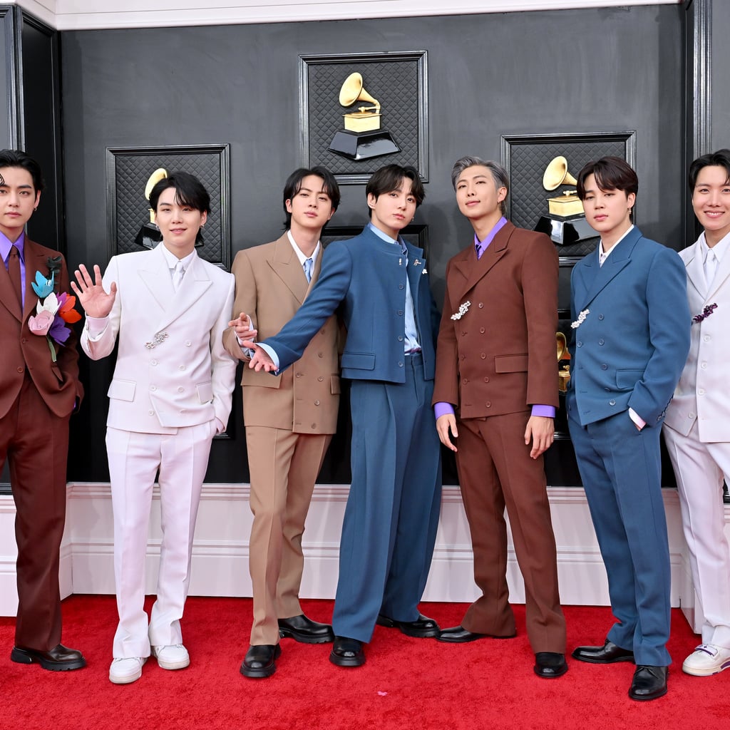Grammys 2022: BTS hits the red carpet in style as they eye FIRST Grammy  Award win for 'Butter