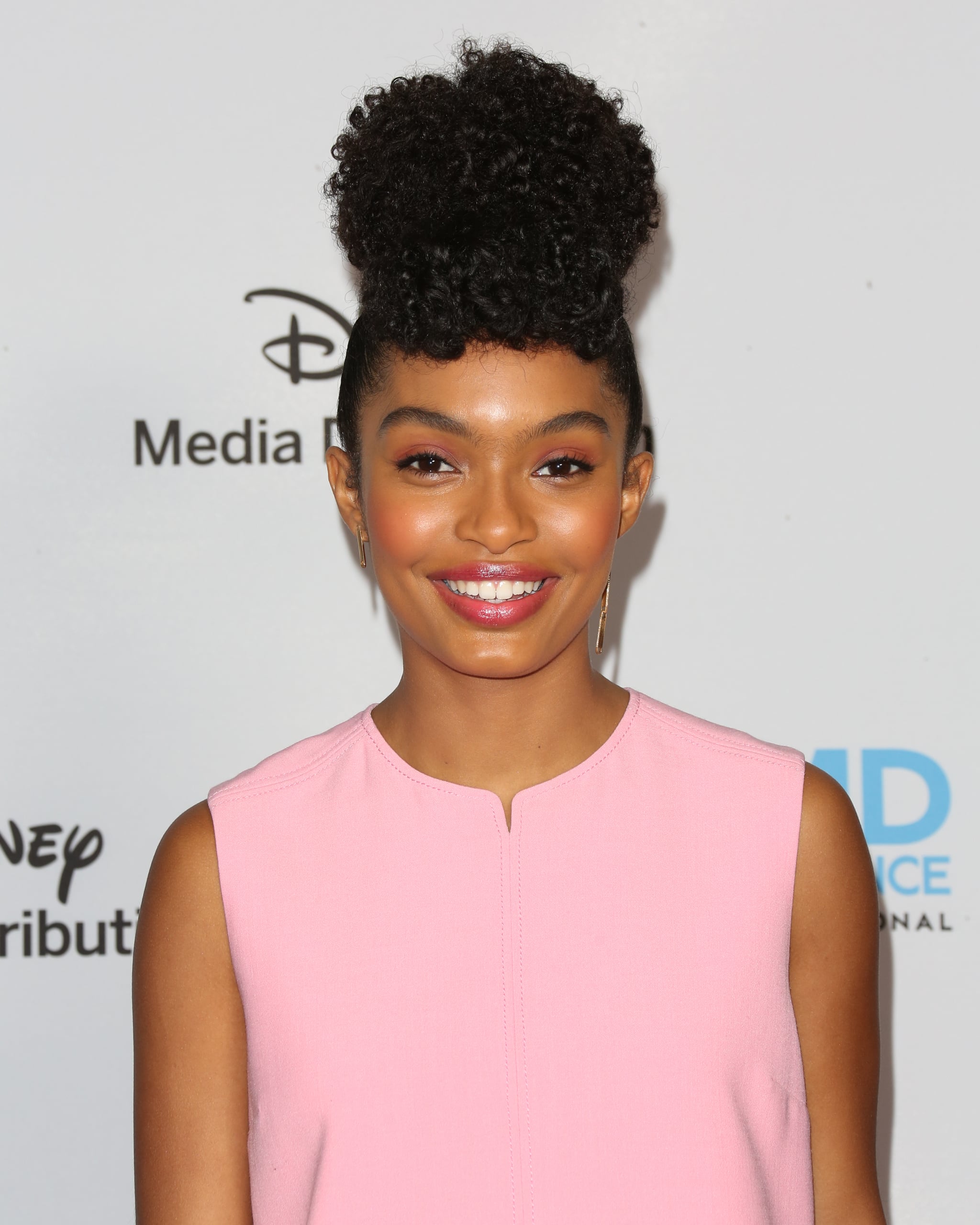 BURBANK, CA - MAY 20:  Actress Yara Shahidi attends the Disney/ABC International Upfronts at the Walt Disney Studio Lot on May 20, 2018 in Burbank, California.  (Photo by Paul Archuleta/FilmMagic)