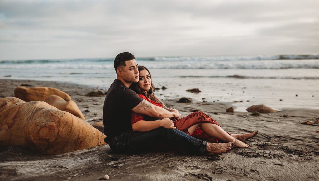 This Couple Met Right Before Taking These Sexy Beach Photos