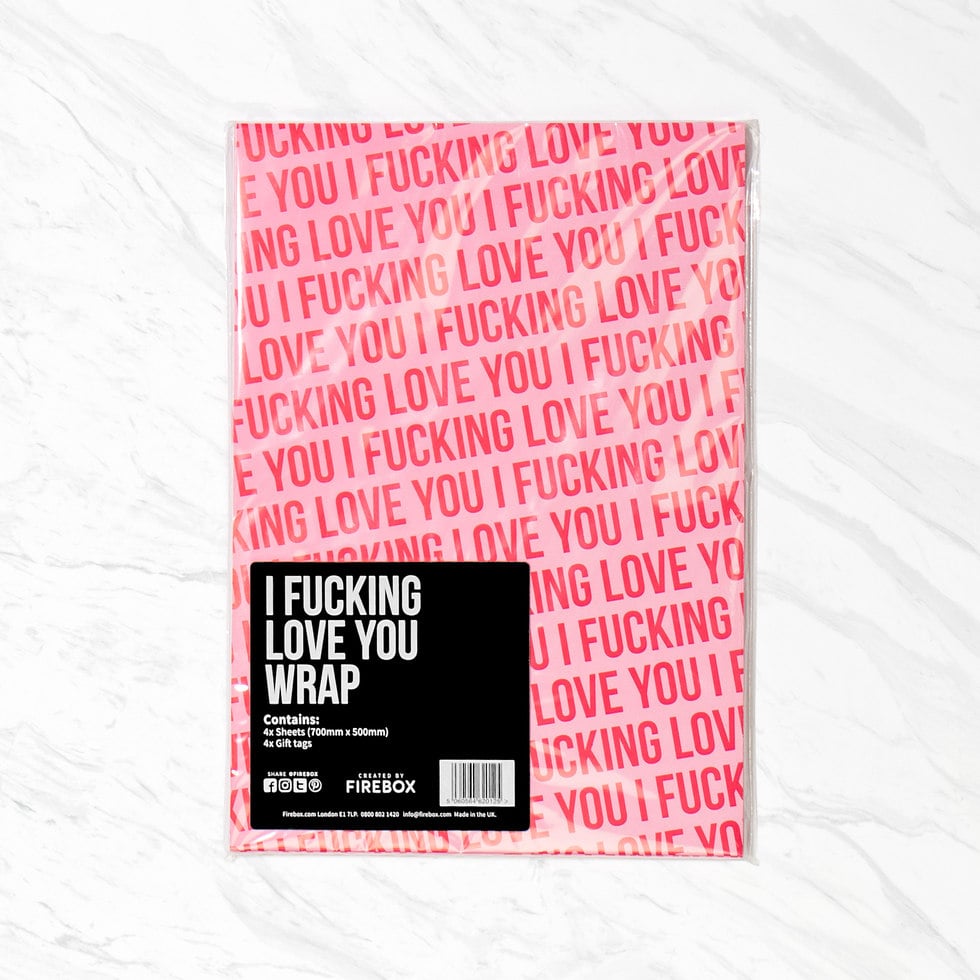 I F*cking Love You Gift Wrap