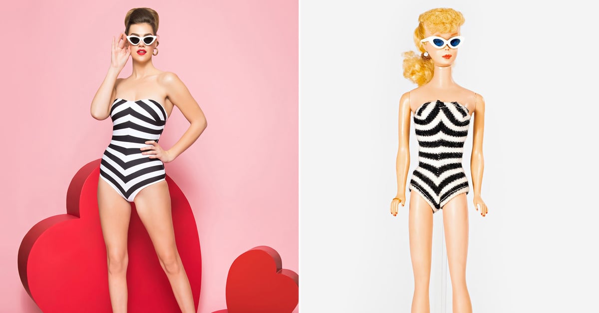 Unique vintage hotsell barbie swimsuit