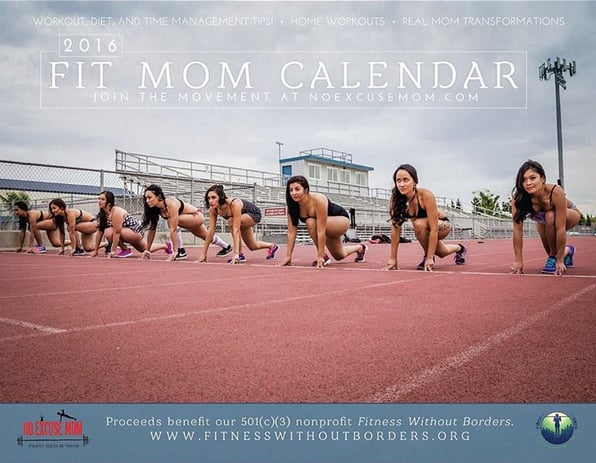 No Excuse Mom Unveils 2016 Fit Mom Calendar