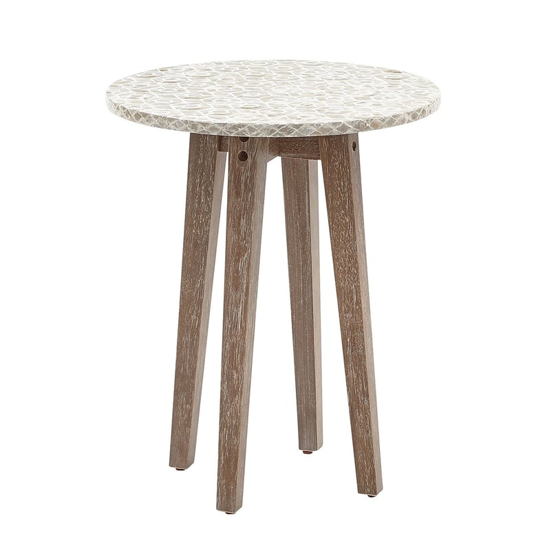 Milano Portobello Capiz End Table