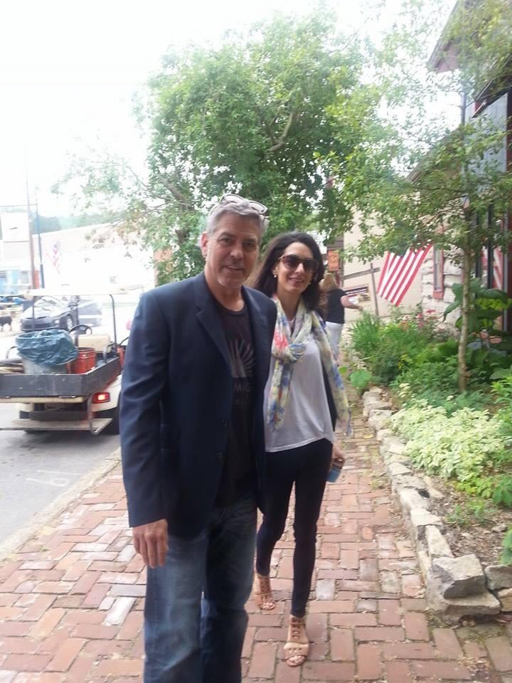 George and Amal Clooney's Vacation in Kentucky June 2015