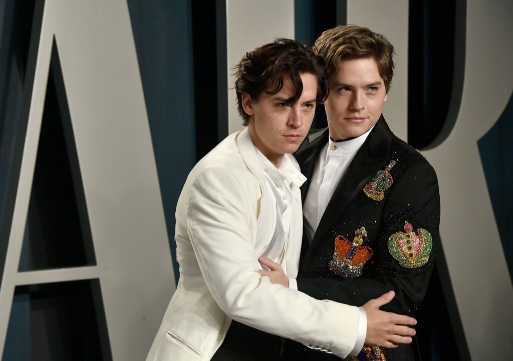 Cole and Dylan Sprouse Suits Vanity Fair Oscars Afterparty