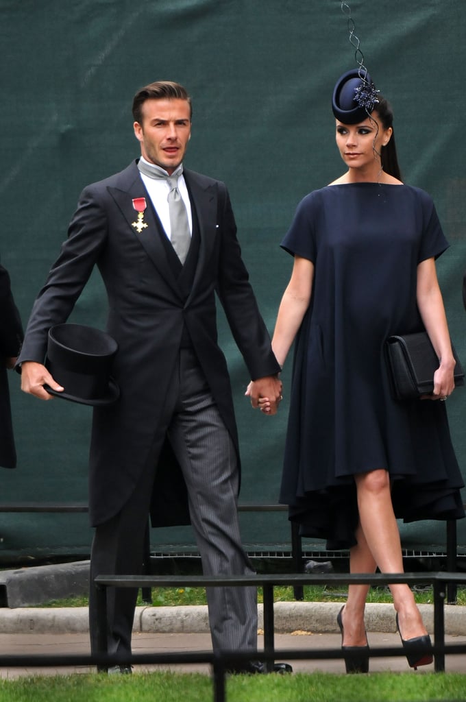 David and Victoria Beckham at Prince William and Kate Middleton's Wedding in 2011