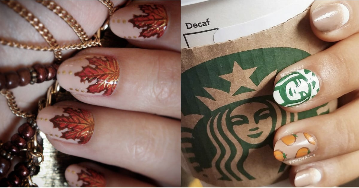 DIY Fall Nail Art Ideas POPSUGAR Beauty