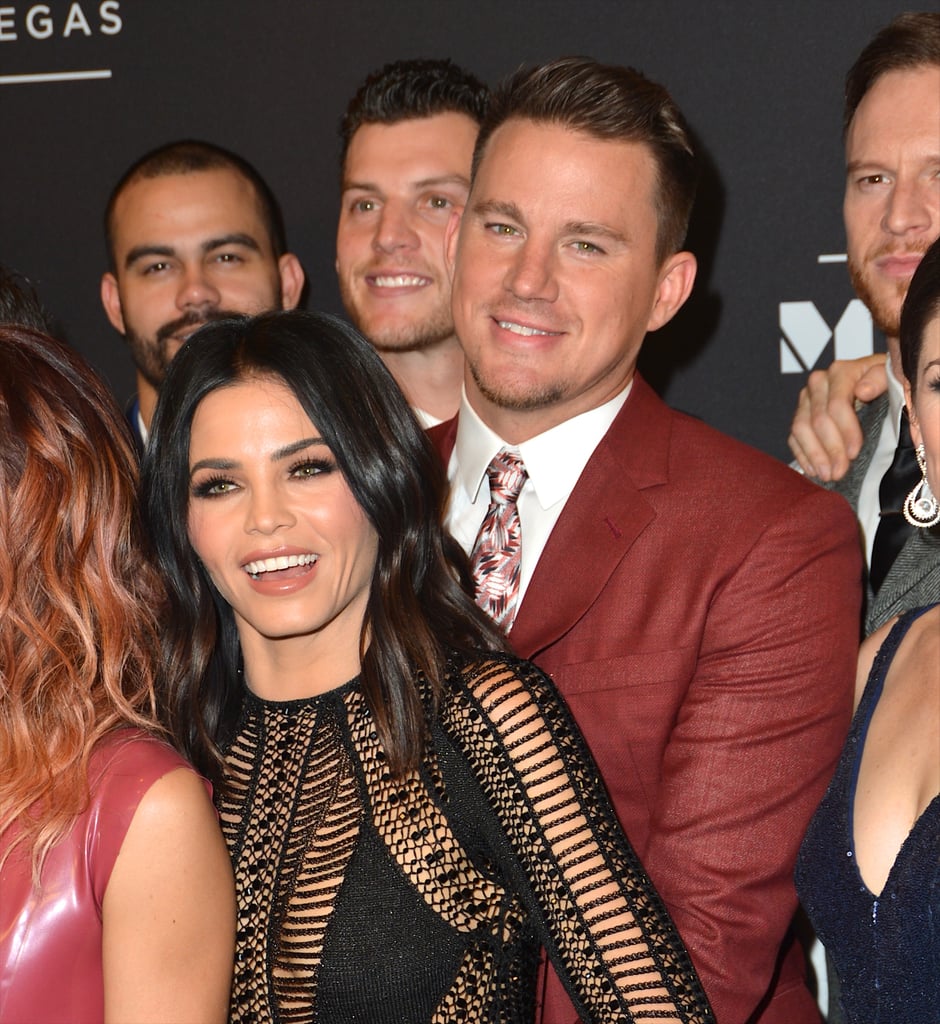 Jenna Dewan and Channing Tatum at Magic Mike Opening 2017