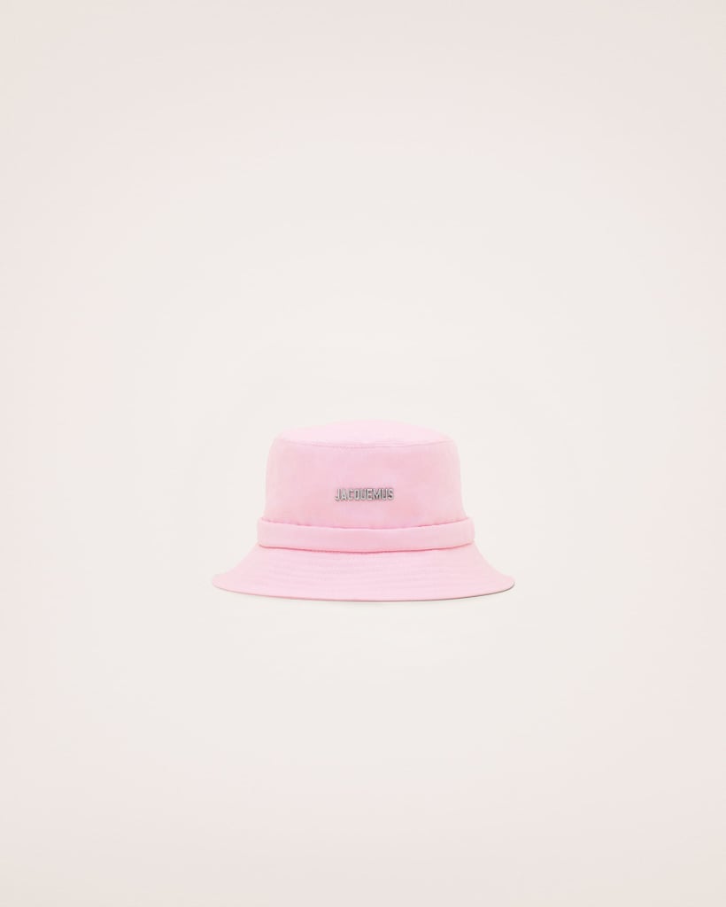 Jacquemus Le Bob Gadjo Canvas Bucket Hat in Light Pink