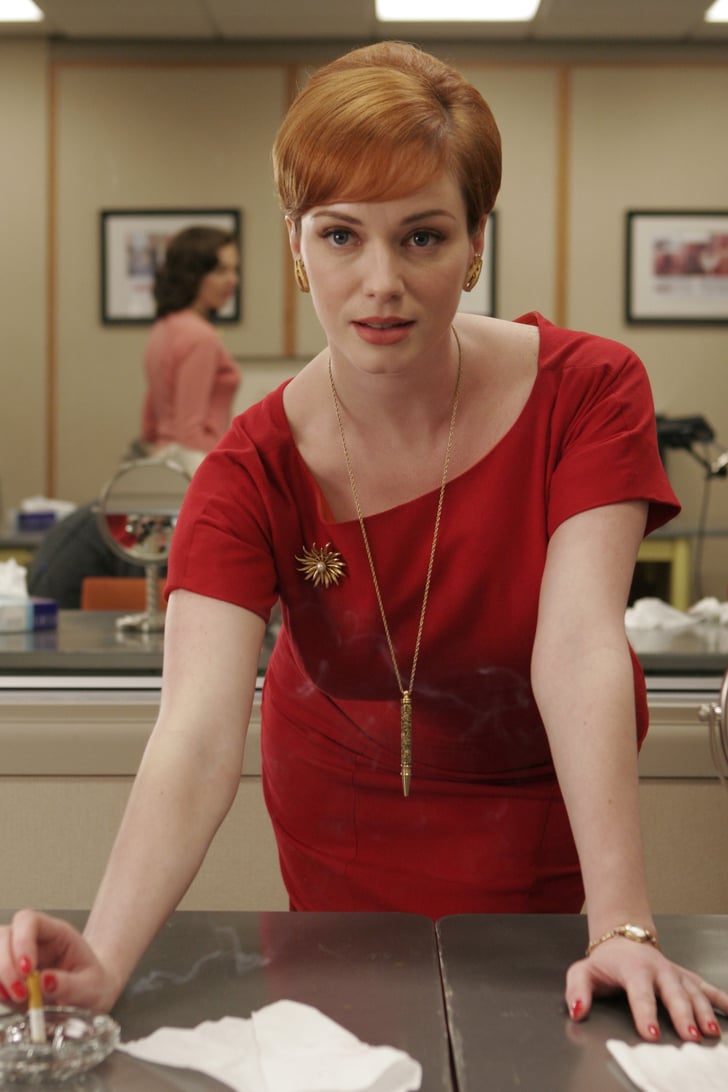 Joan Harris Then Mad Men Characters Then And Now Popsugar