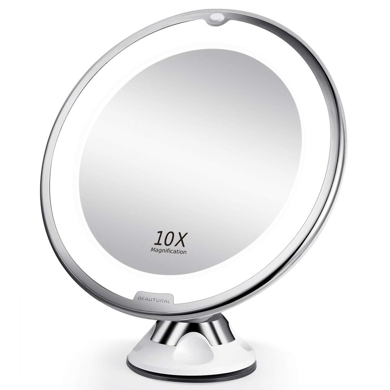 Beautural 10X Magnifying Makeup Mirror With LED