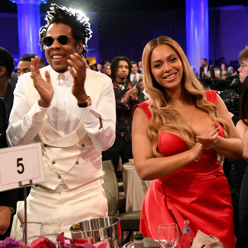 JAY-Z and Beyoncé at Clive Davis's 2020 Pre-Grammy Gala in LA