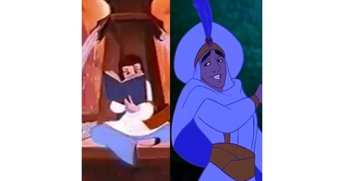 Beauty And The Beast And Aladdin Crossover Popsugar Celebrity