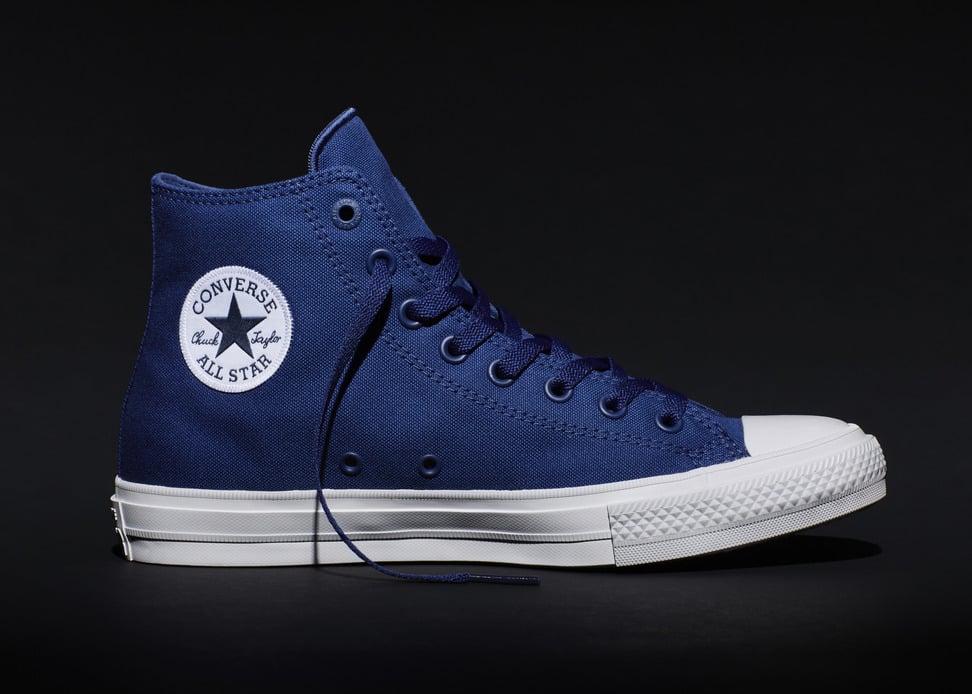 Chuck Taylor All Star II Hi Top in Sodalite Blue ($75)