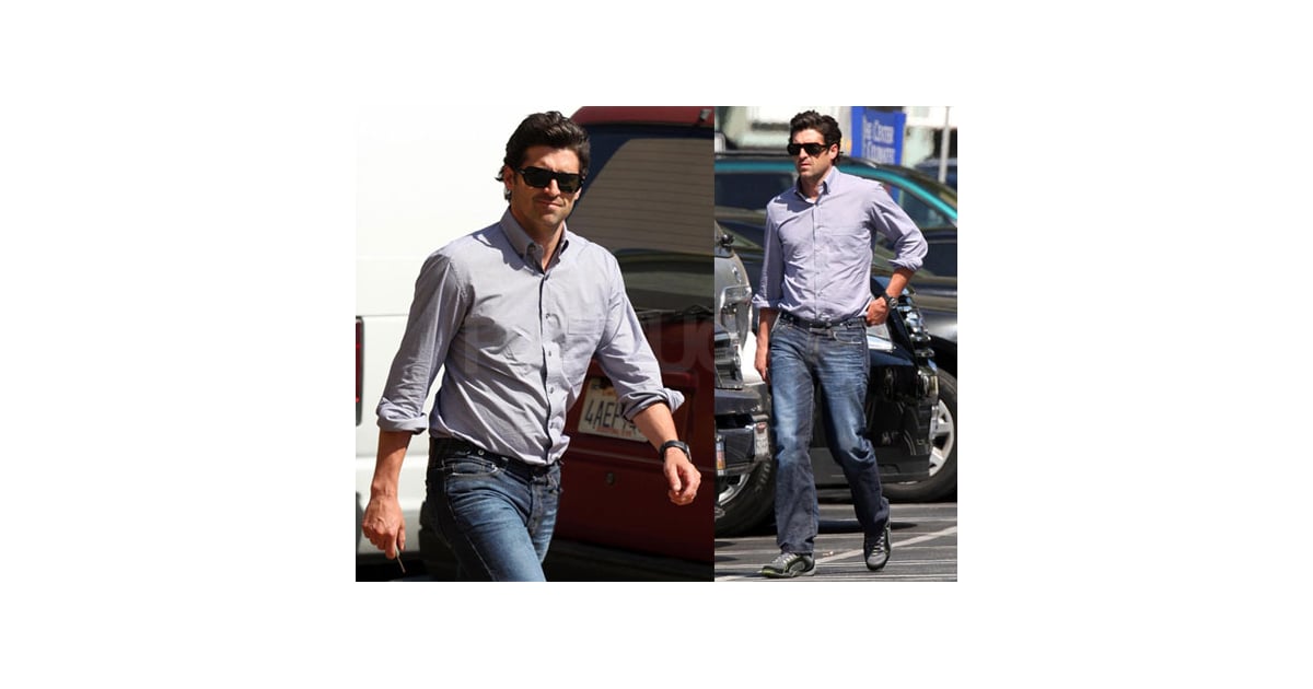 Photos of Patrick Dempsey on the Set of Valentine's Day ...