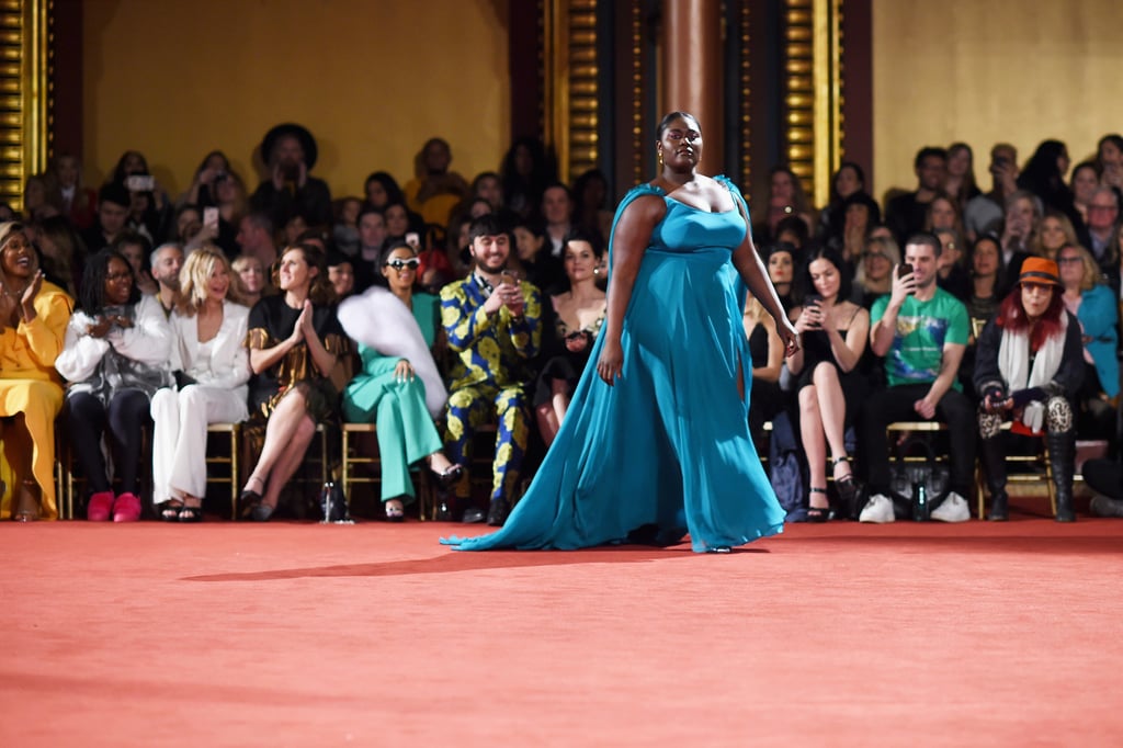 Danielle Brooks and Laverne Cox at Christian Siriano Runway