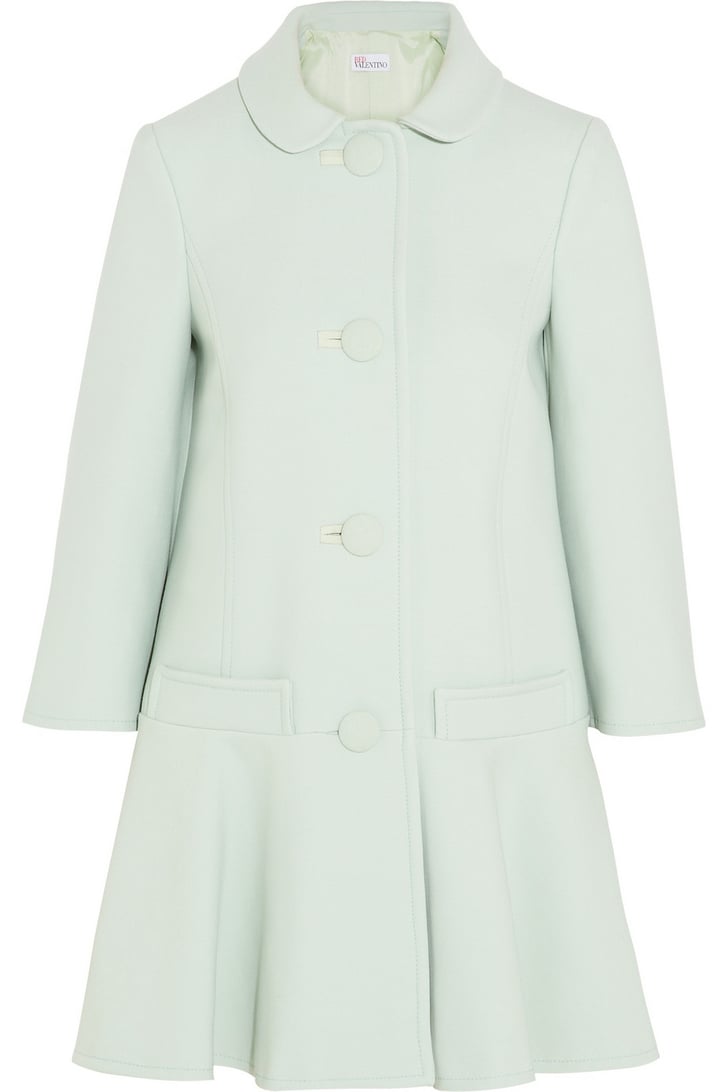 Red Valentino mintgreen coat (995) Pastel Coats POPSUGAR Fashion