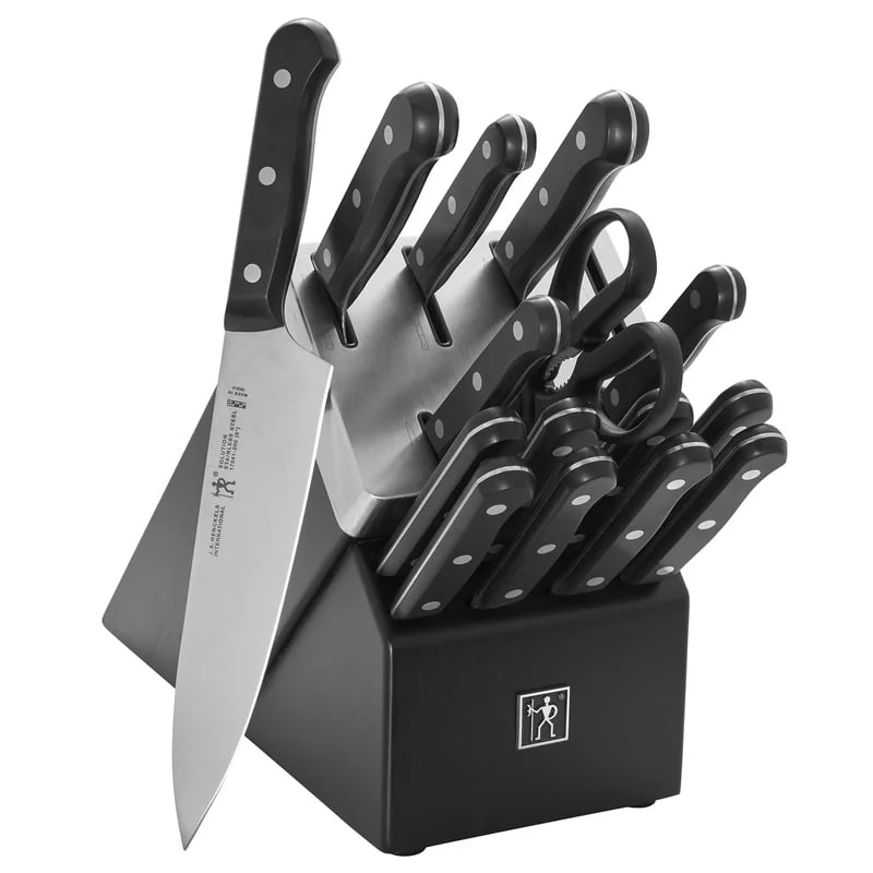 A Complete Knife Set: Henckels 16 Piece Knife Block Set