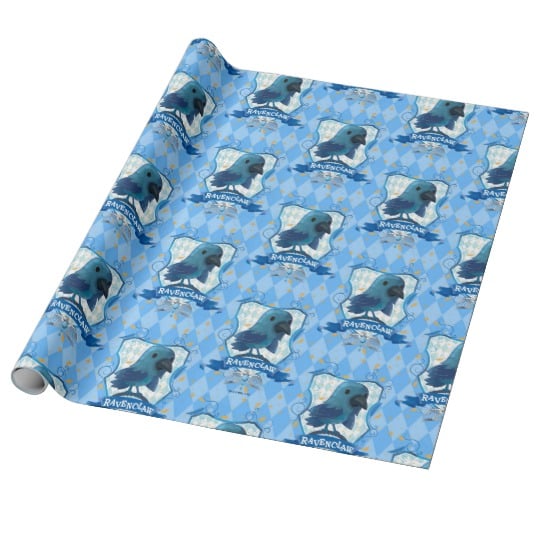 Harry Potter Charming Ravenclaw Crest Wrapping Paper