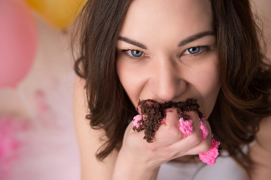 Adult Cake Smash Birthday Photos