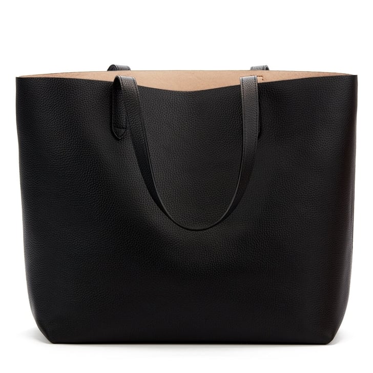 Cuyana Classic Structured Leather Tote | Meghan Markle Carried a Black Cuyana Tote Bag in Canada ...