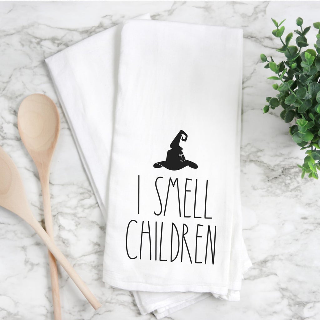 "I Smell Children" Dish Towel