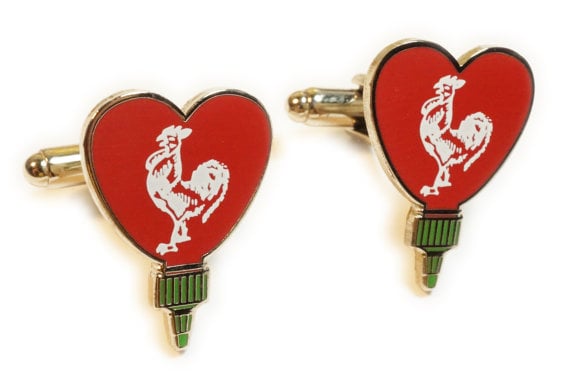 Sriracha Cuff Links ($20)
