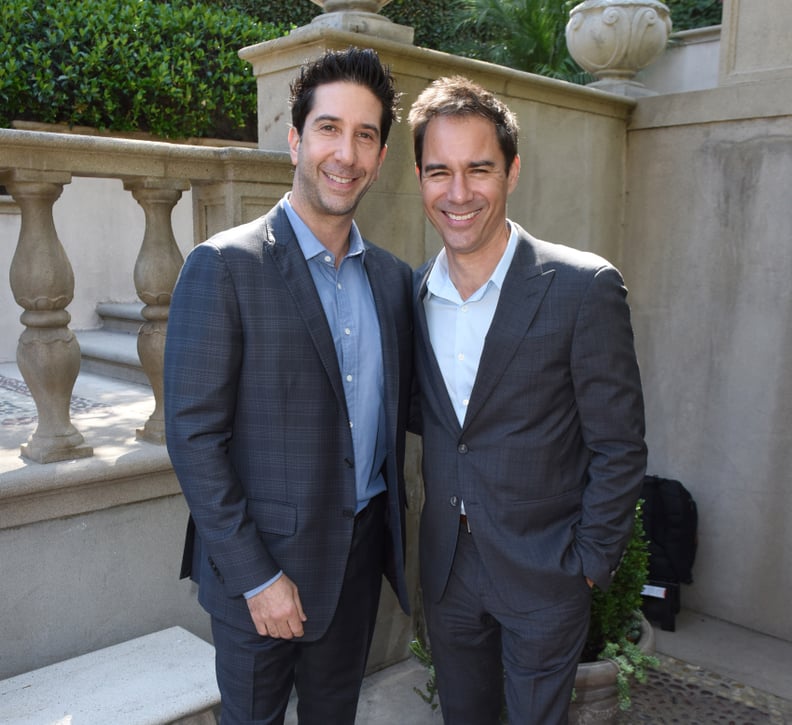 BEVERLY HILLS, CA - OCTOBER 08:  David Schwimmer and Eric McCormack attend The Rape Foundation's Annual Brunch on October 8, 2017 in Beverly Hills, California  (Photo by Vivien Killilea/Getty Images for The Rape Foundation)