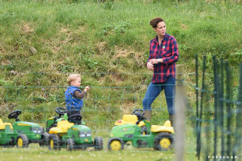 Kate Middleton and Prince George at the Park 2015 Pictures