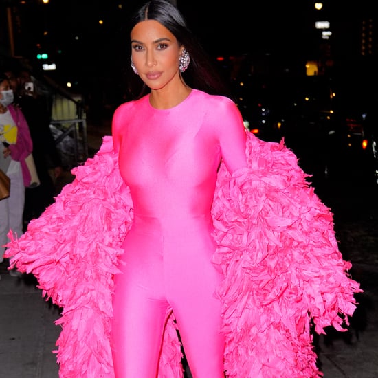Kim Kardashian Wore a Hot Pink Skims Set in Hawaii