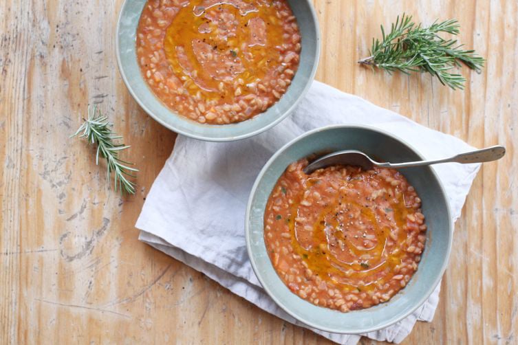 Tuscan Farro and Bean Soup