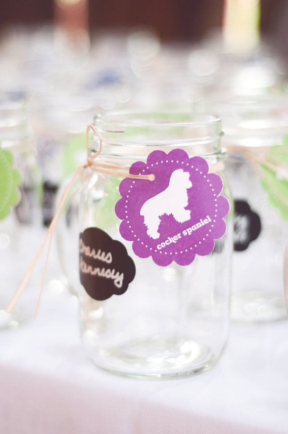 Dog Breed Wedding Seating Tags