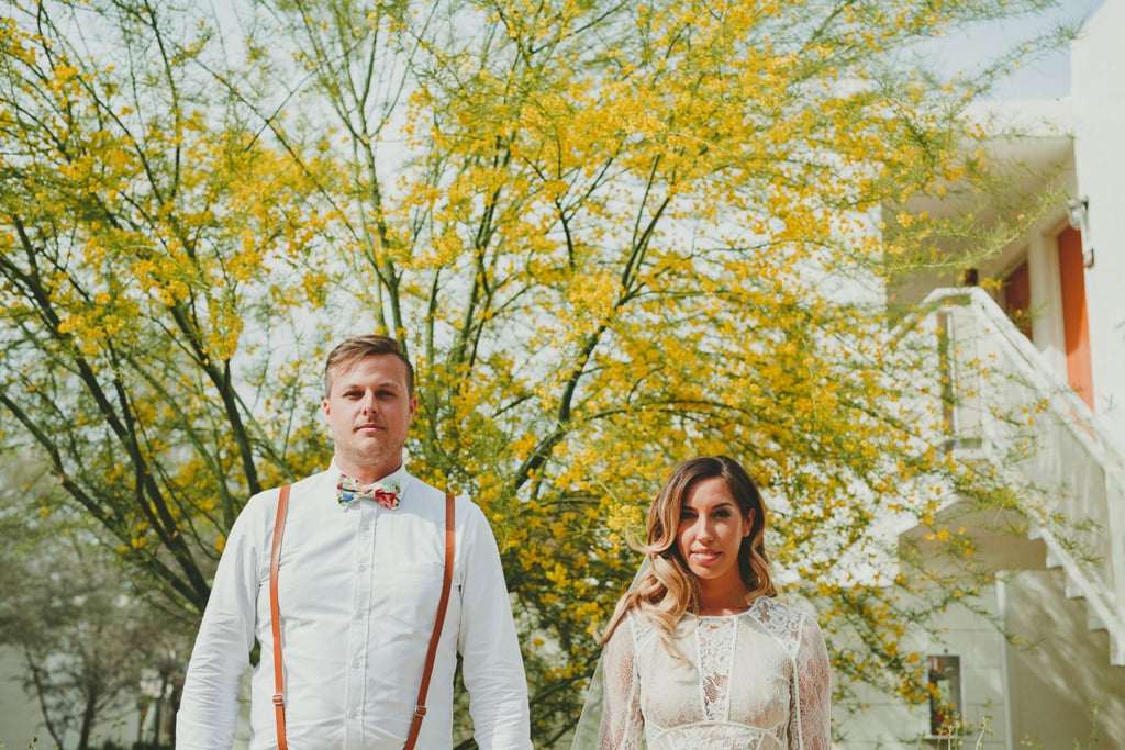Trendy Palm Springs Wedding