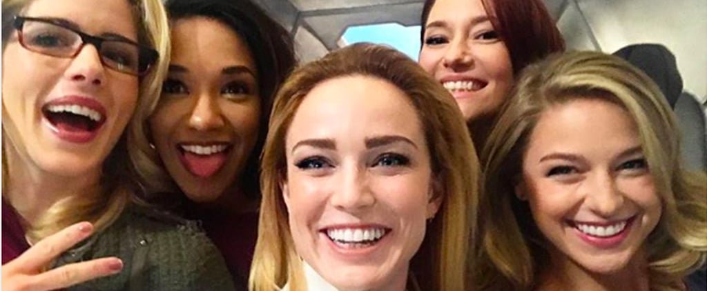 Photos of The Flash, Supergirl, and Arrow Cast Hanging Out