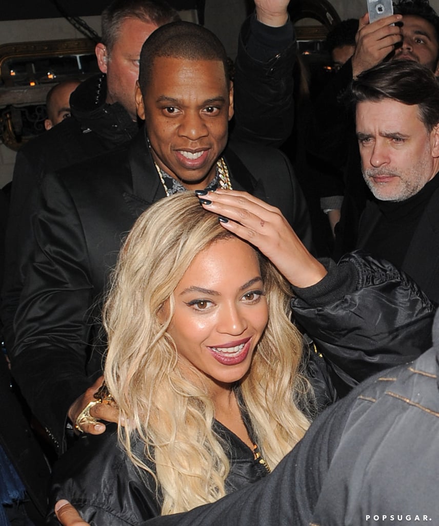 Beyonce and Jay Z Out in London