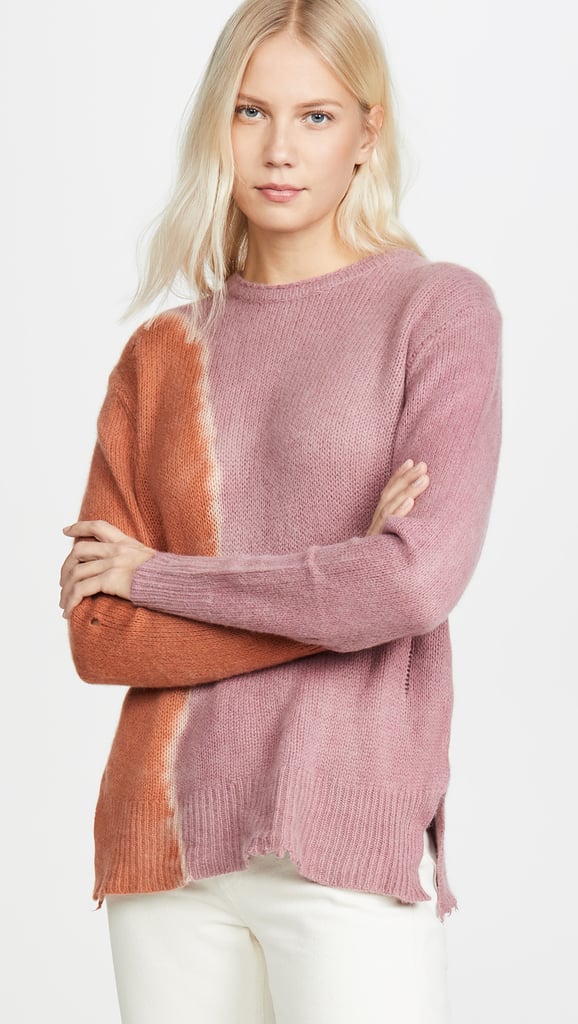 Two-Tone Dressing: Raquel Allegra Relaxed Cashmere Crew