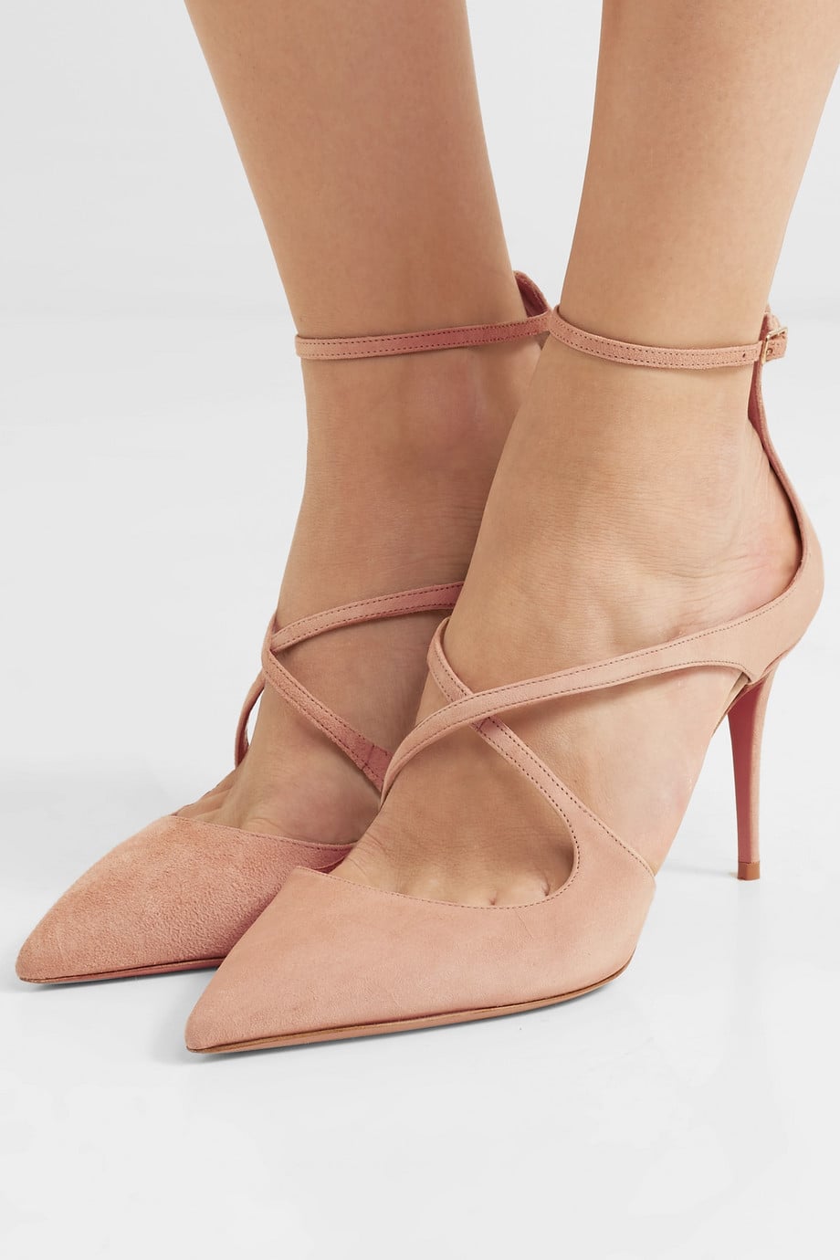 Aquazzura sales suede pumps