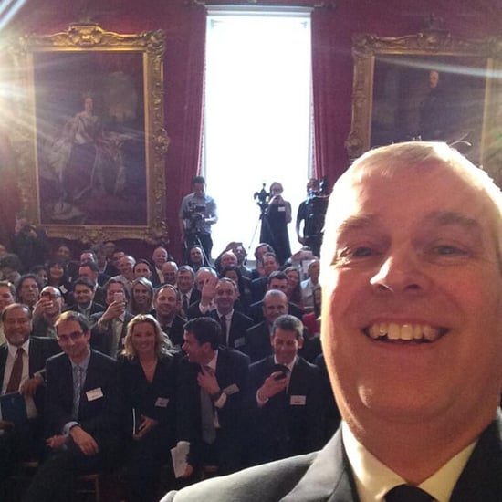 Prince Andrew, Duke of York, Tweets a Selfie