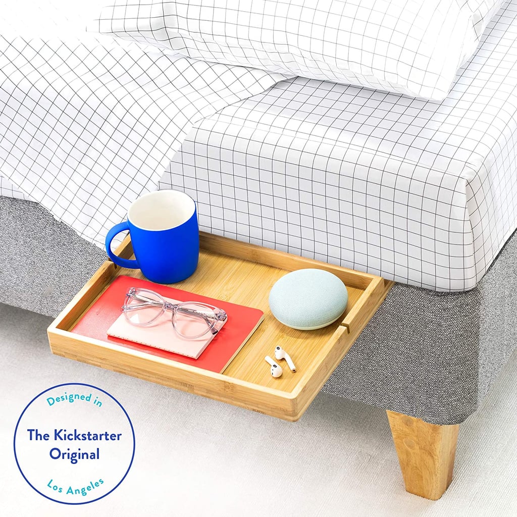 BedShelfie The Original Bedside Shelf in Slide Best Bedside Shelf For