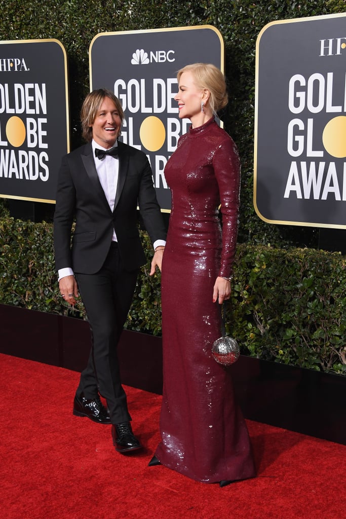 Nicole Kidman and Keith Urban at the 2019 Golden Globes