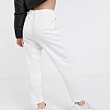 nike slim leg swoosh black joggers