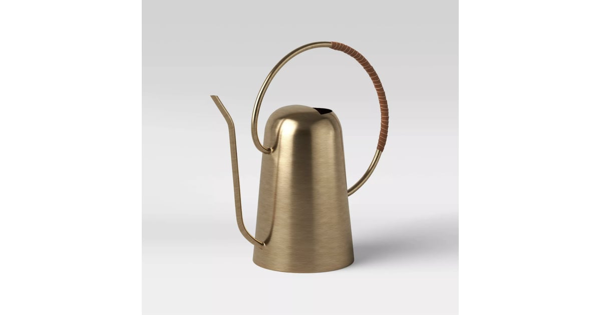 Hilton Carter for Target Iron Watering Can Gold Best Outdoor and